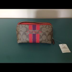 Coach small cosmetic case